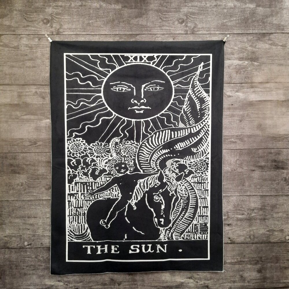 The Sun Tarot Card Tapestry